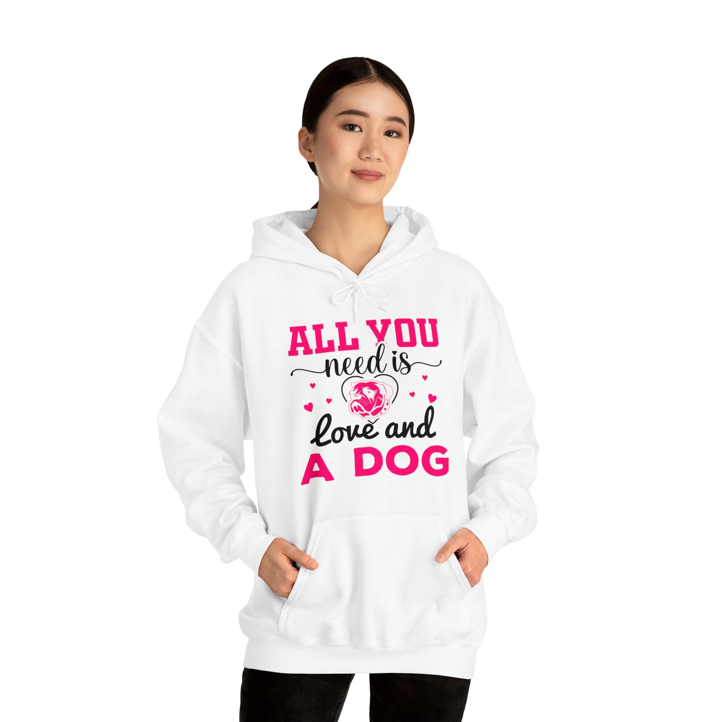 Hoodie - Love and a Dog
