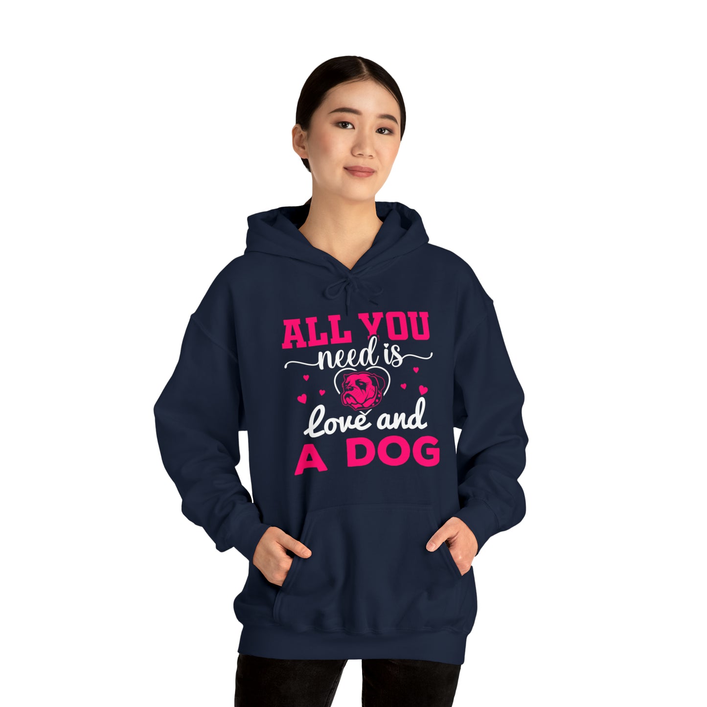 Hoodie - Love and a Dog