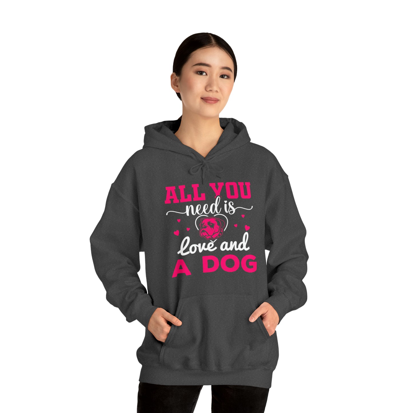 Hoodie - Love and a Dog