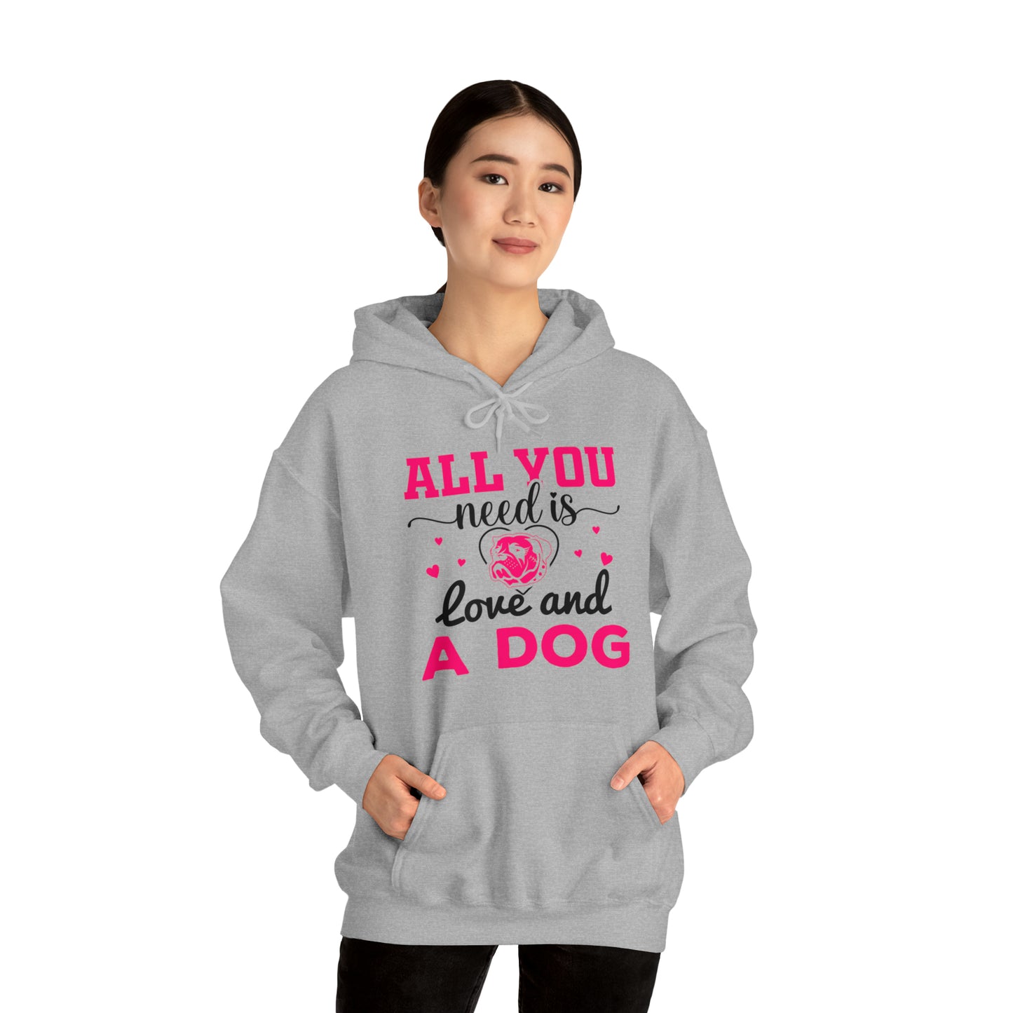 Hoodie - Love and a Dog