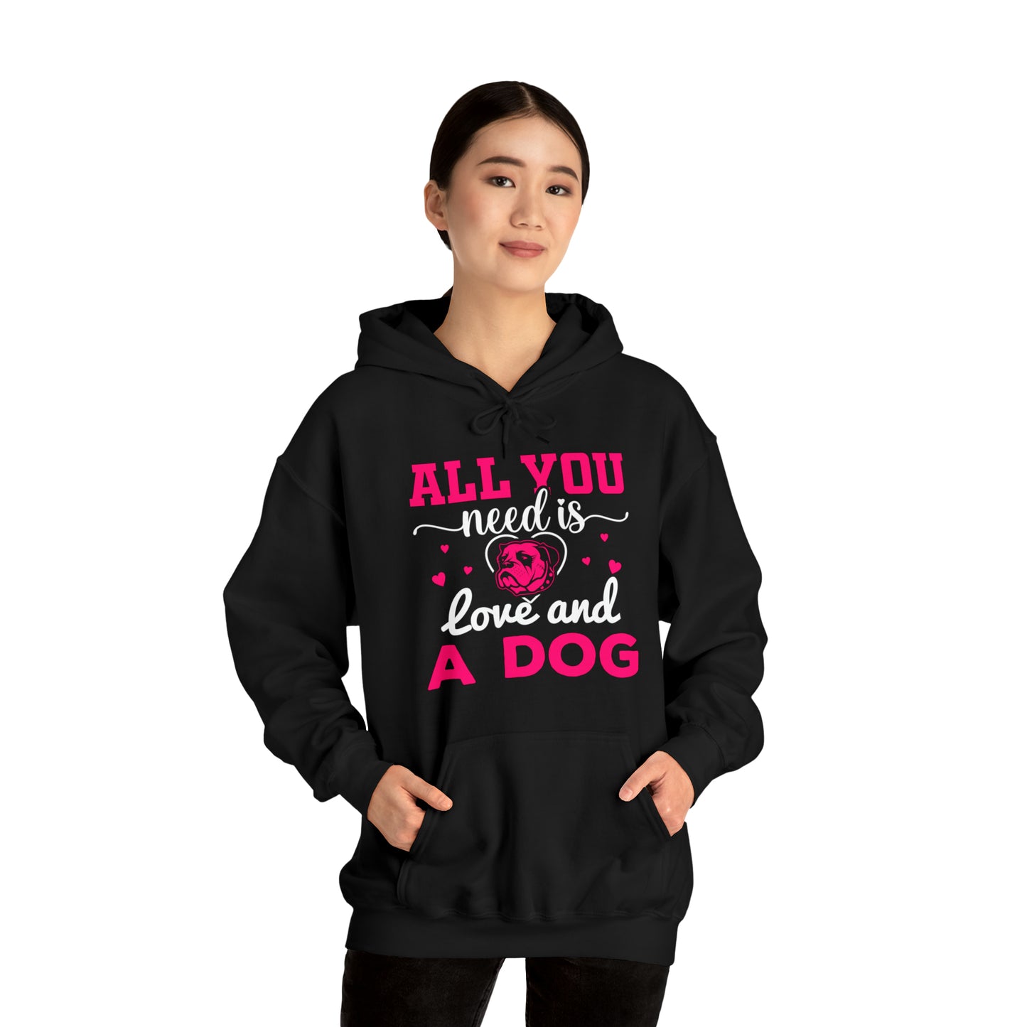 Hoodie - Love and a Dog