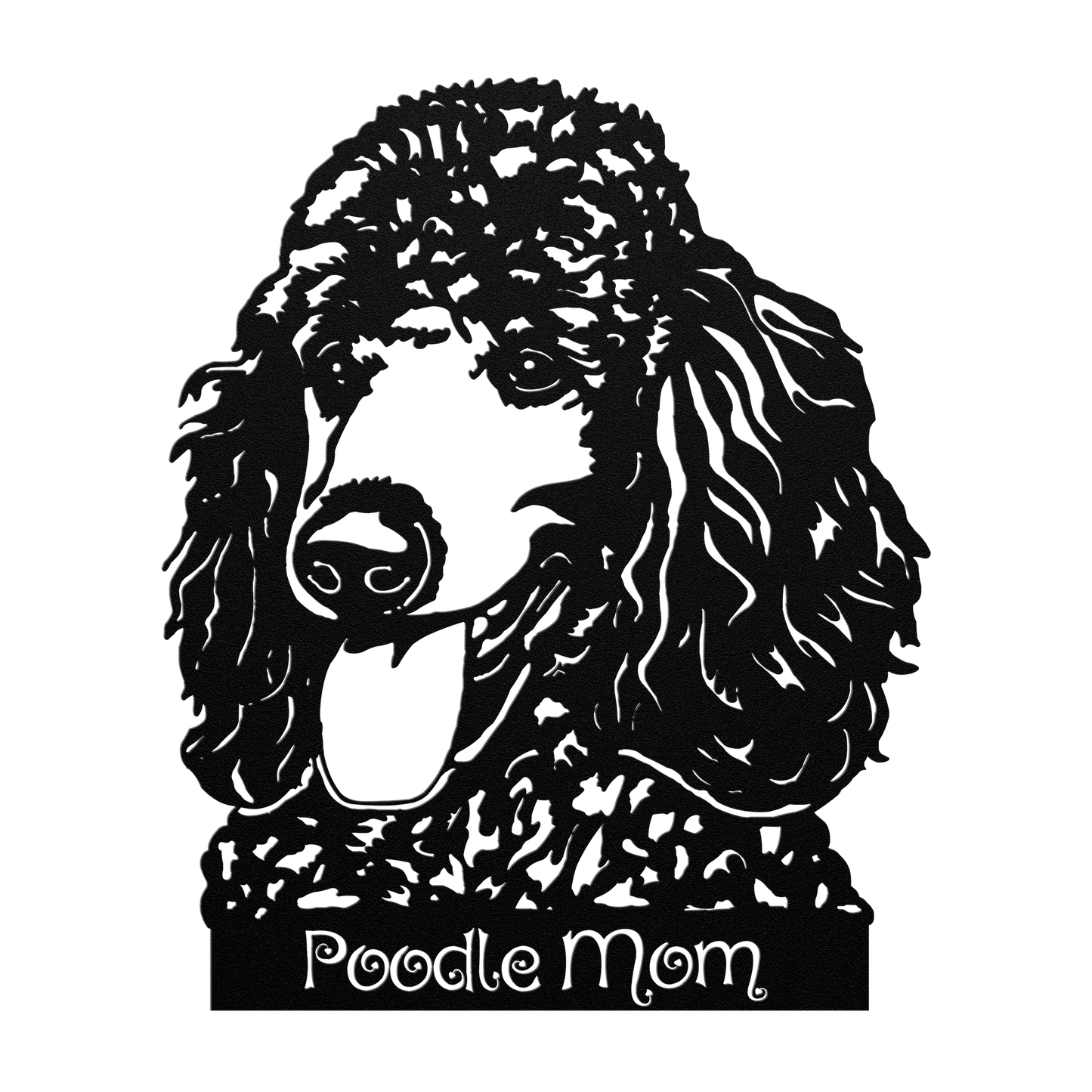 Standard Poodle Metal Sign