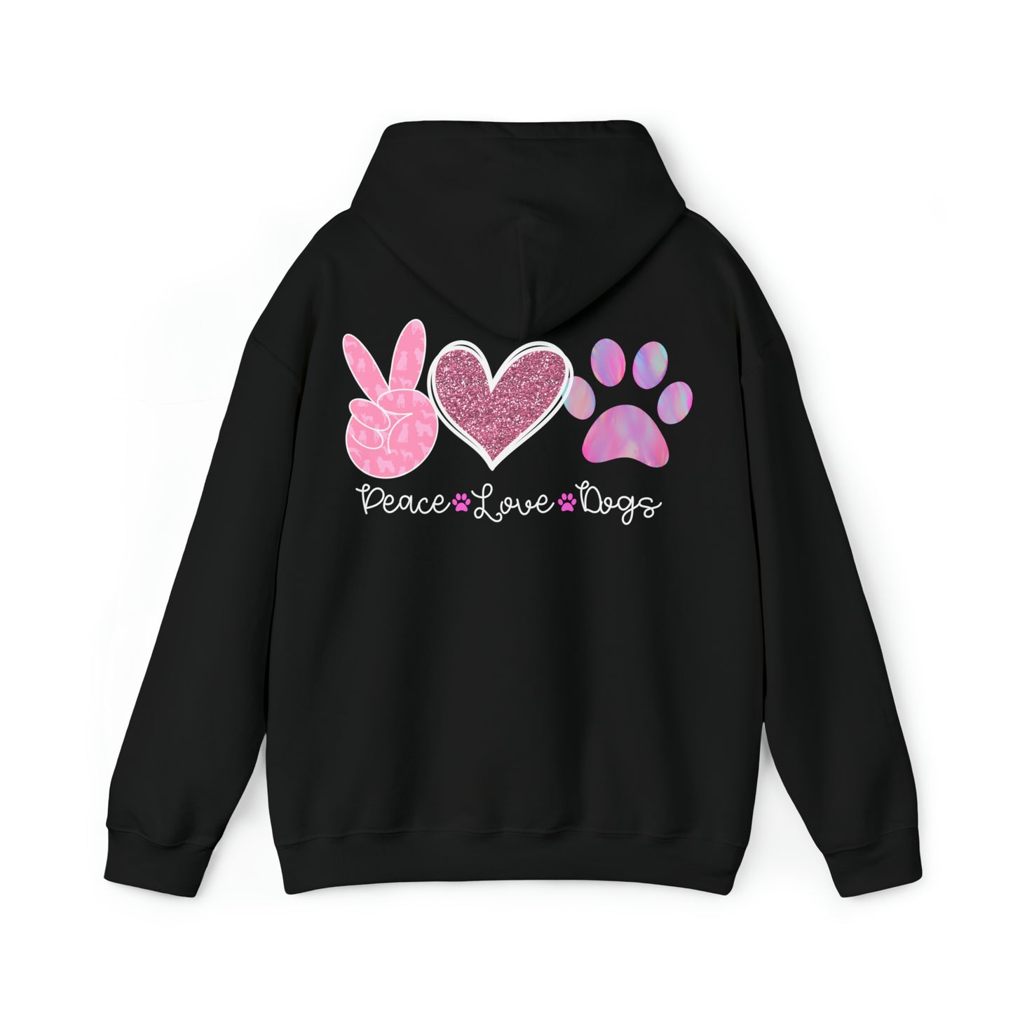 Hoodie - Peace, Love, Dogs