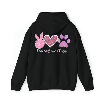 Hoodie - Peace, Love, Dogs