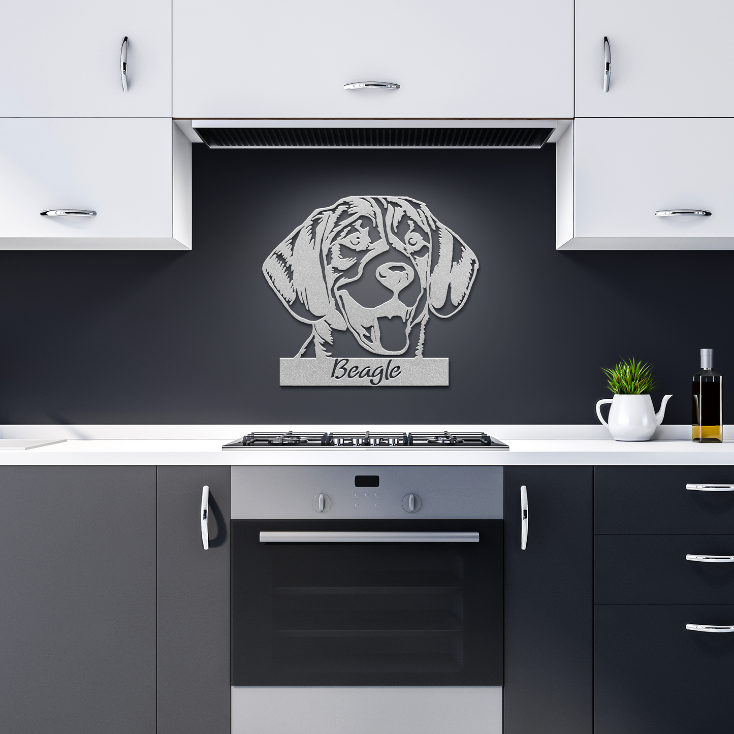 Beagle Metal Sign