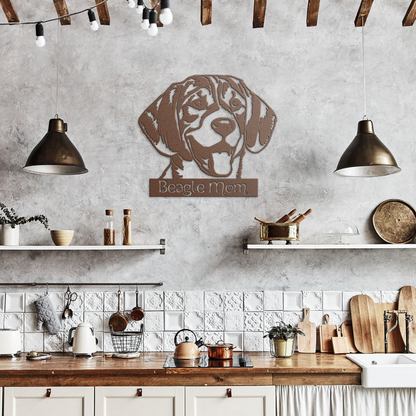 Beagle Metal Sign