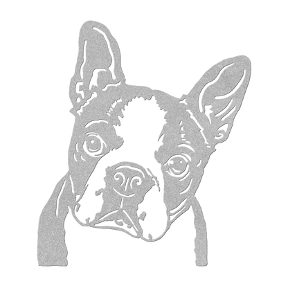 Boston Terrier Metal Sign