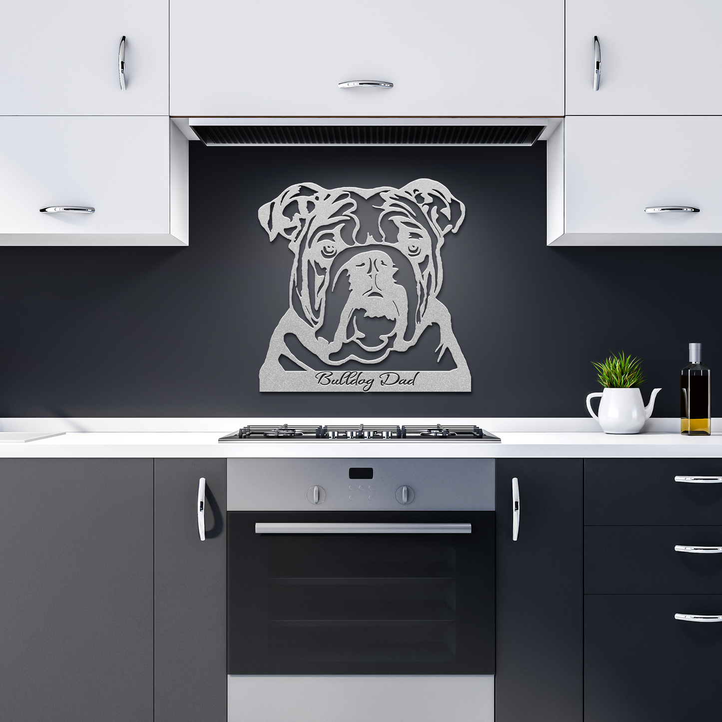 Bulldog Metal Sign