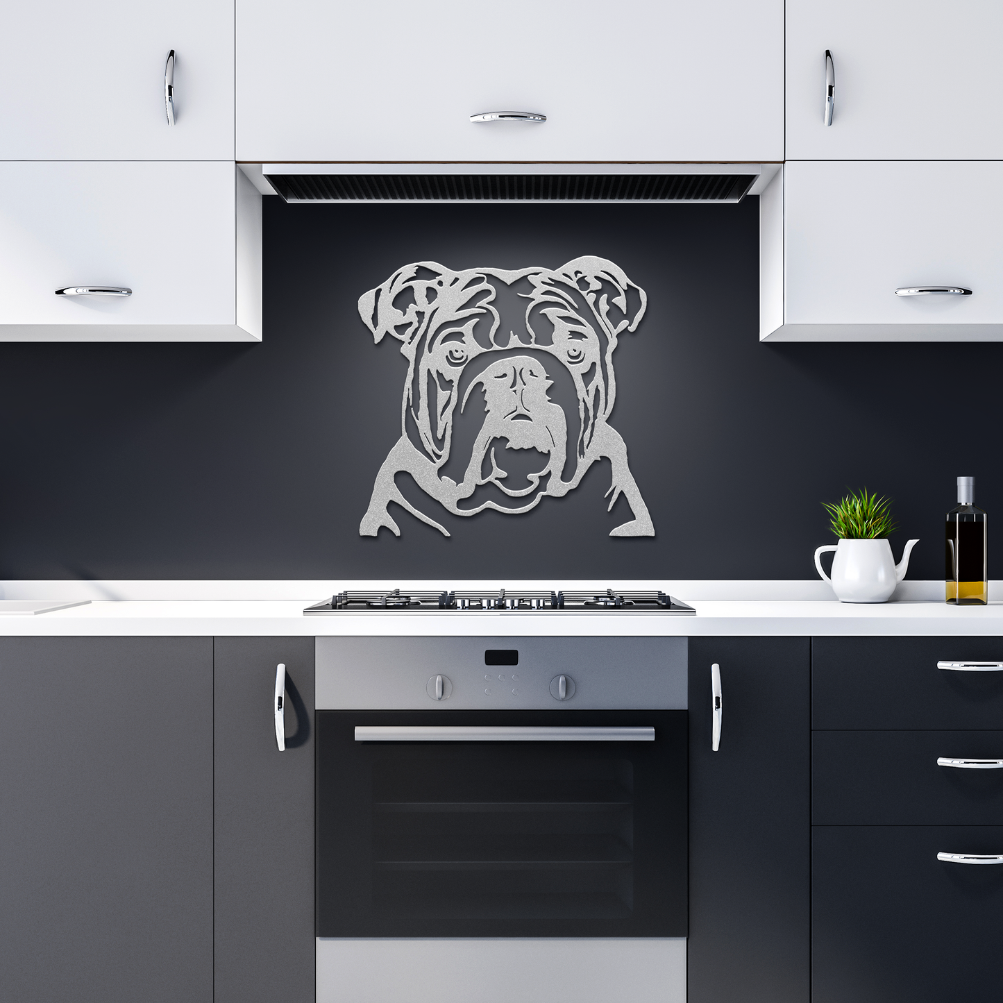 Bulldog Metal Sign