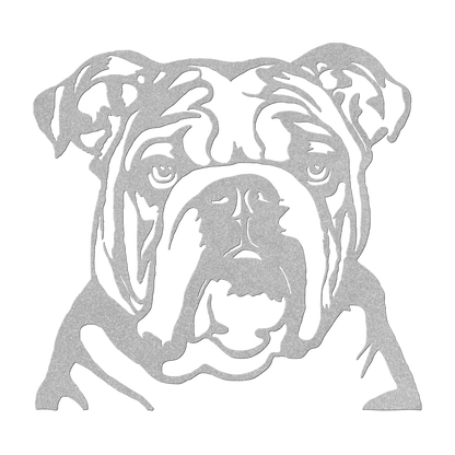 Bulldog Metal Sign