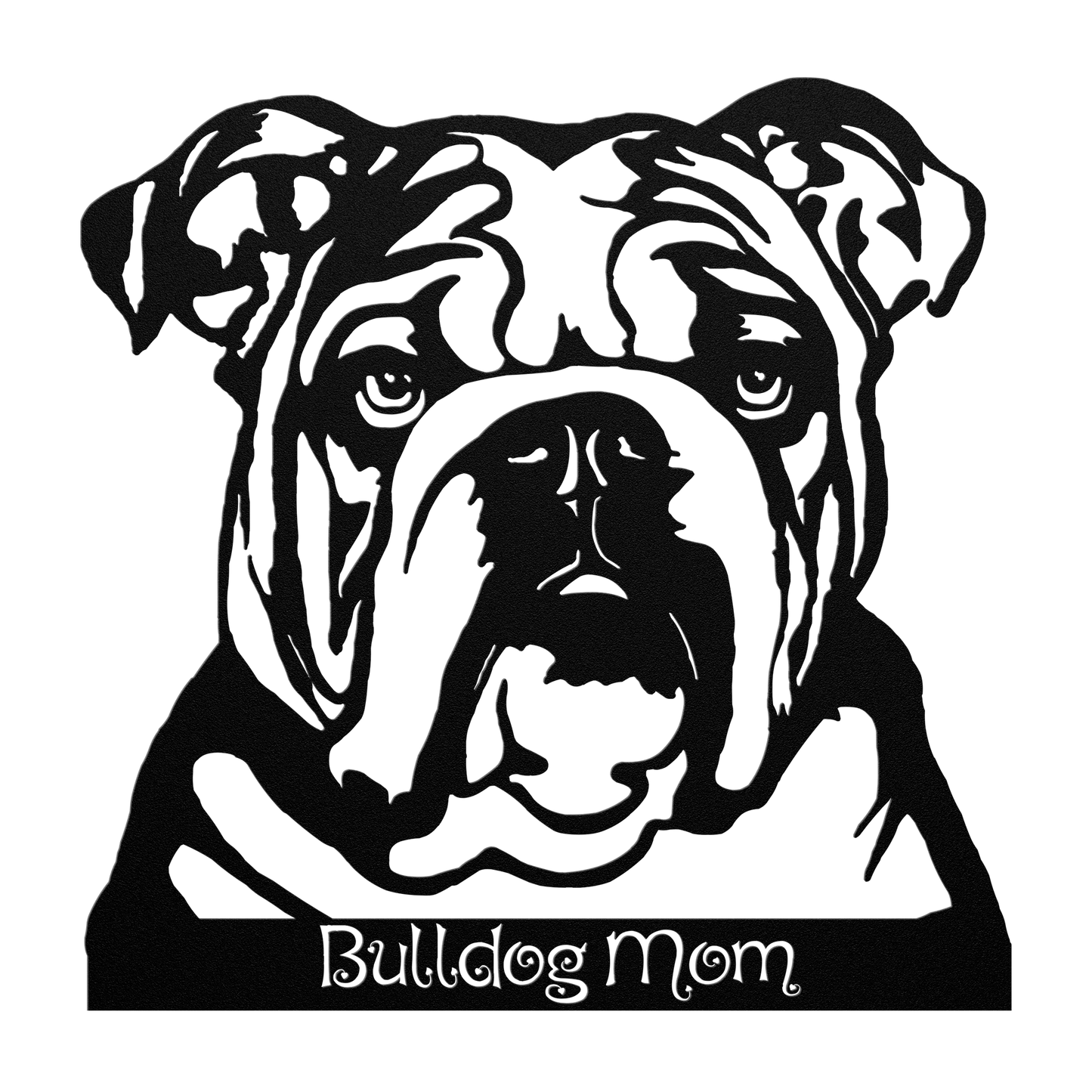 Bulldog Metal Sign