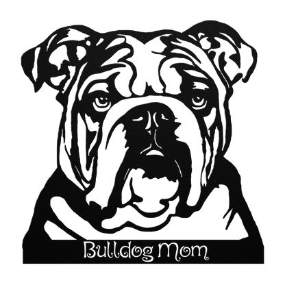 Bulldog Metal Sign