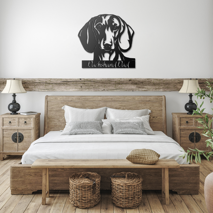 Dachshund Metal Sign