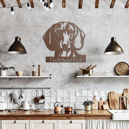Dachshund Metal Sign