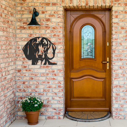 Dachshund Metal Sign