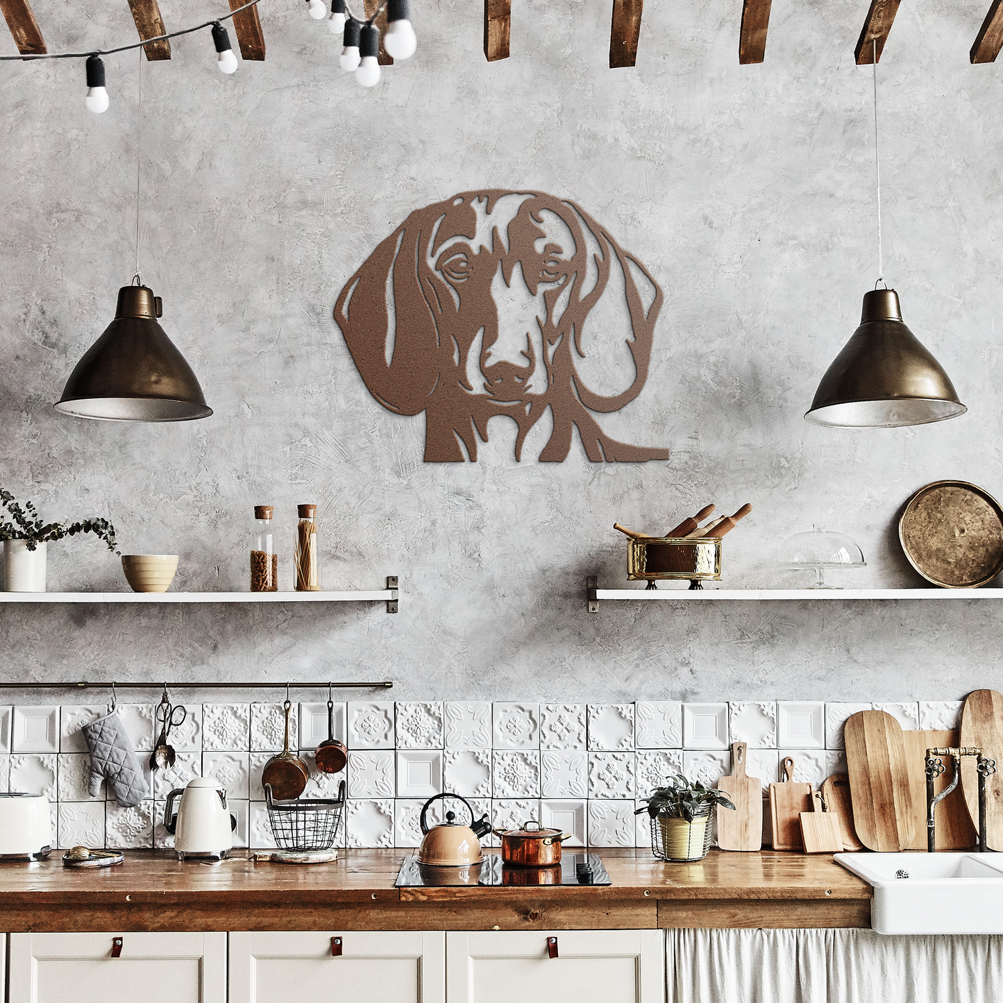 Dachshund Metal Sign