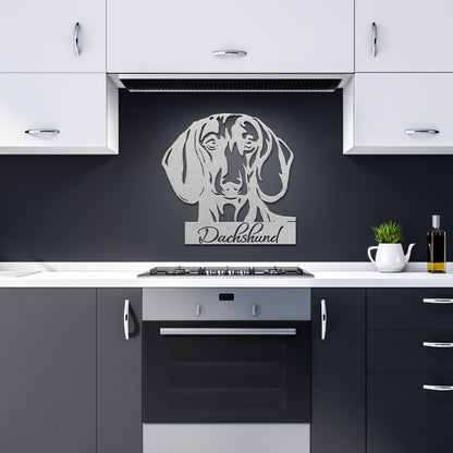 Dachshund Metal Sign
