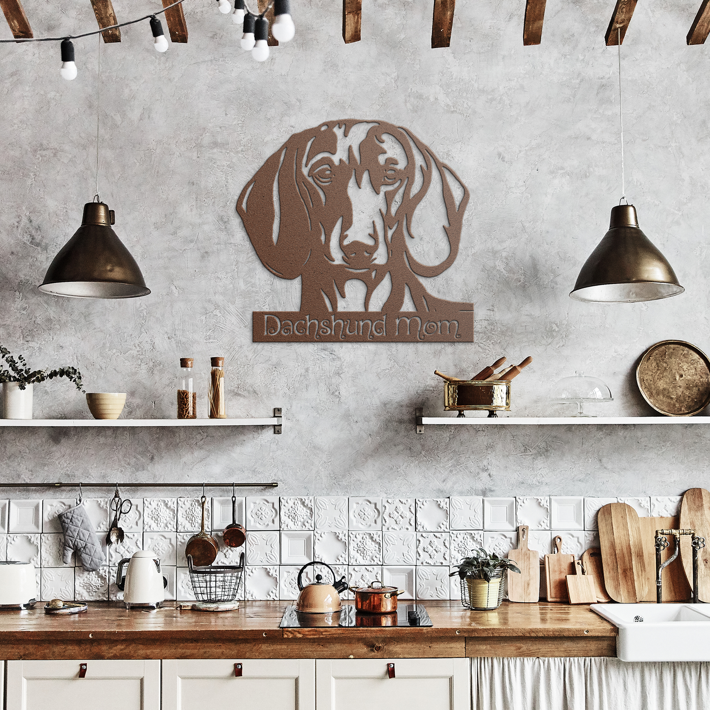 Dachshund Metal Sign