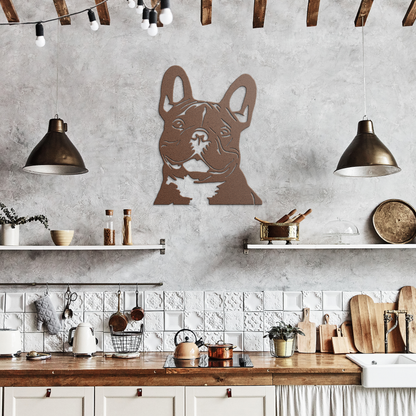 French Bulldog Metal Sign