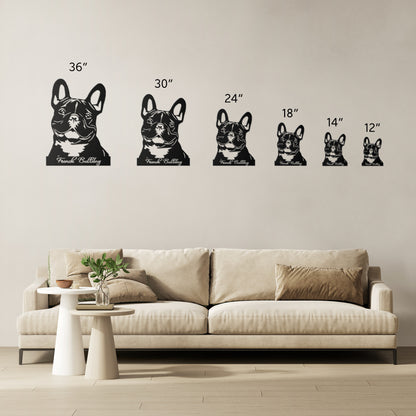 French Bulldog Metal Sign
