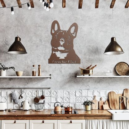 French Bulldog Metal Sign