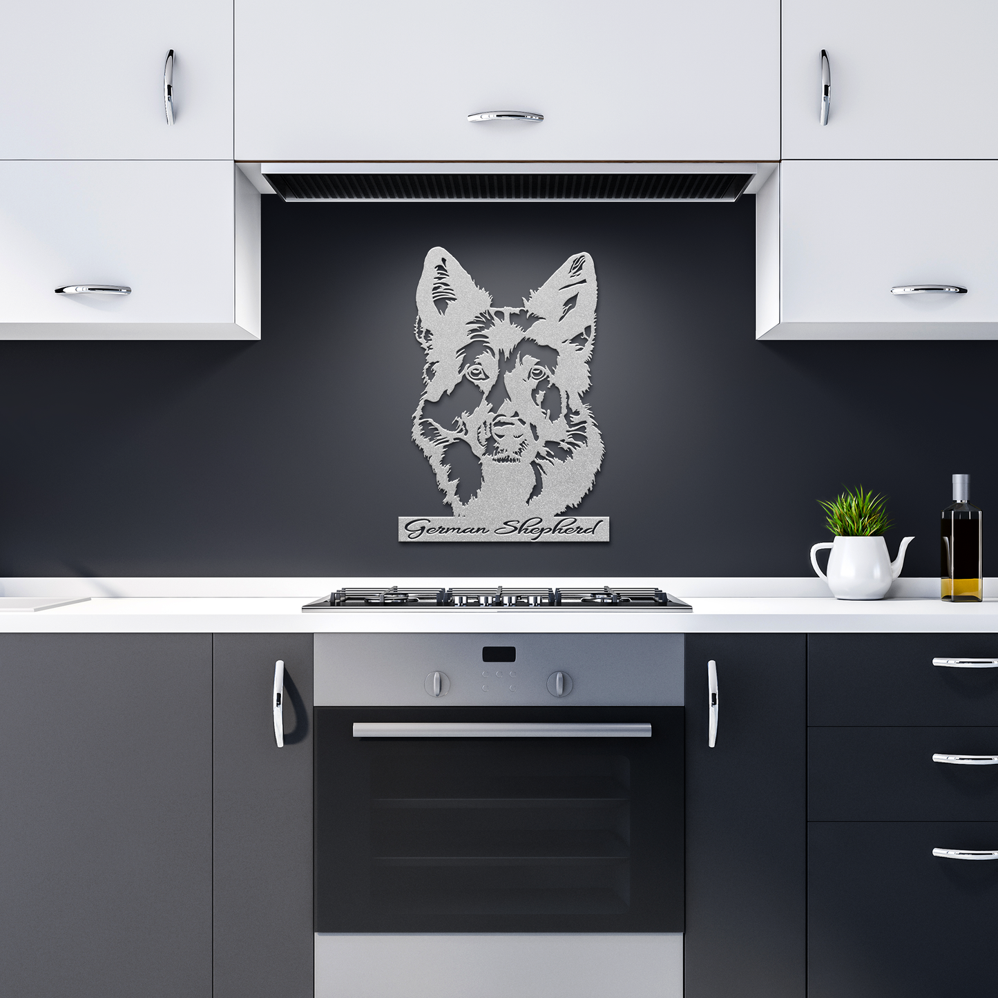 German Shepherd Metal Sign