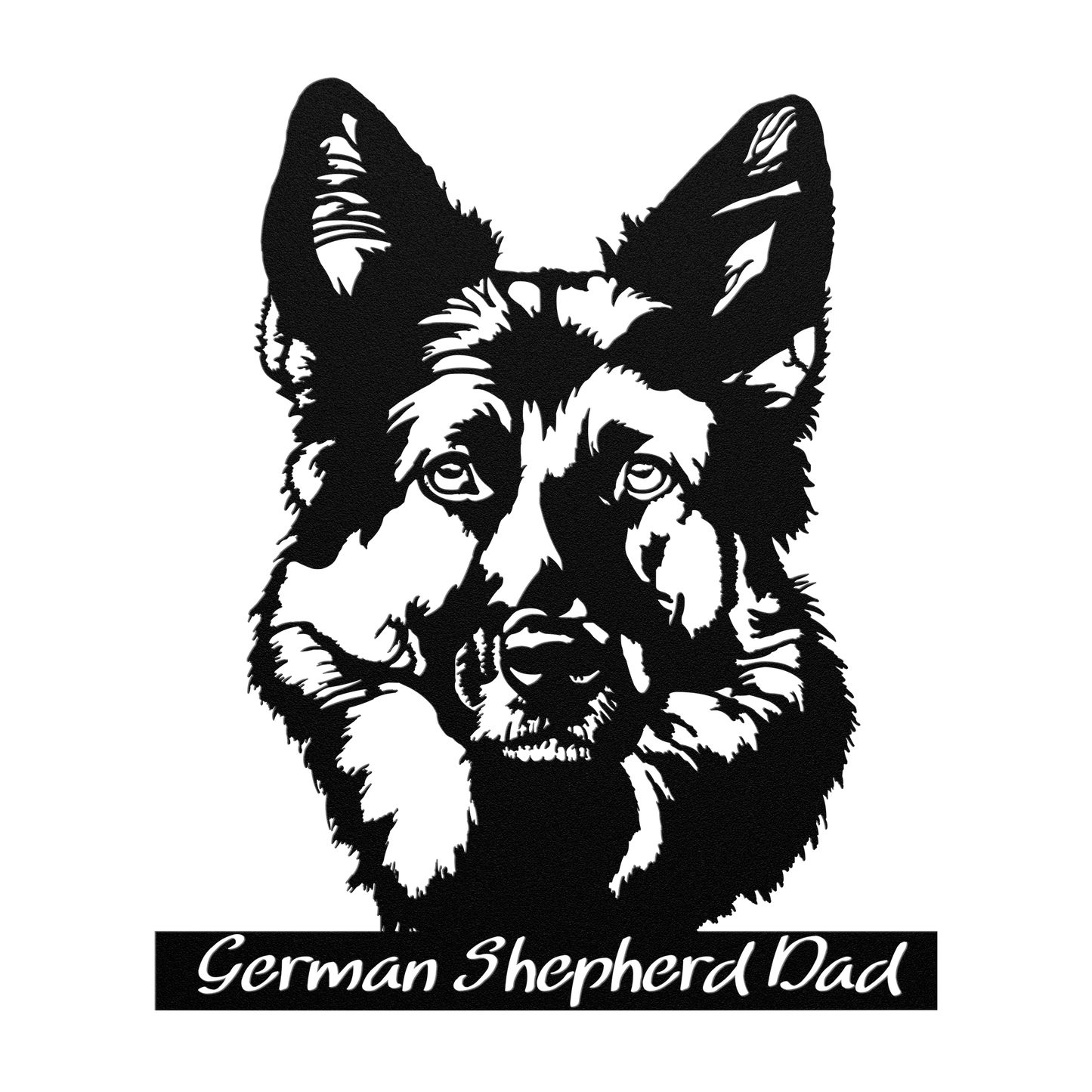 German Shepherd Metal Sign