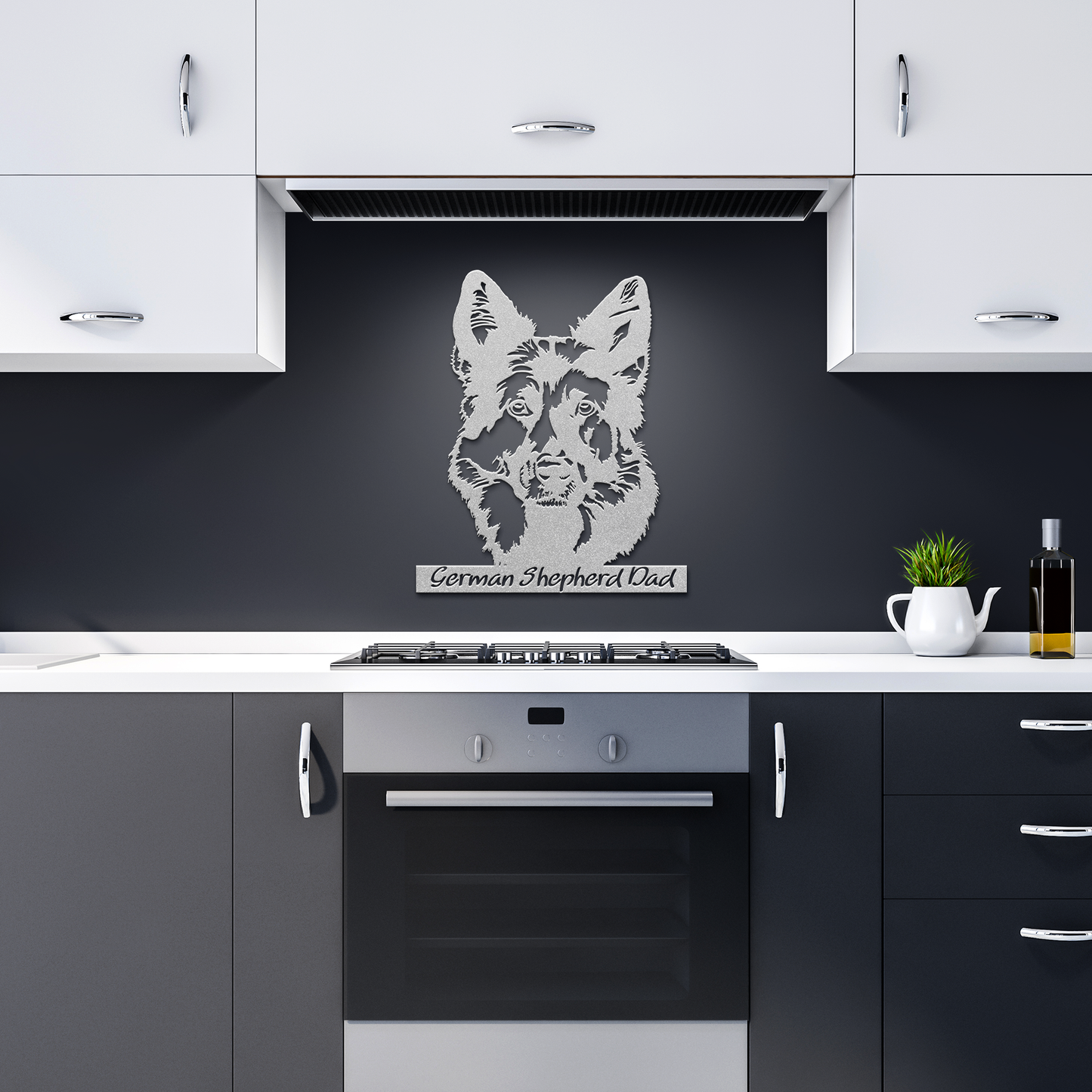 German Shepherd Metal Sign