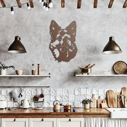German Shepherd Metal Sign