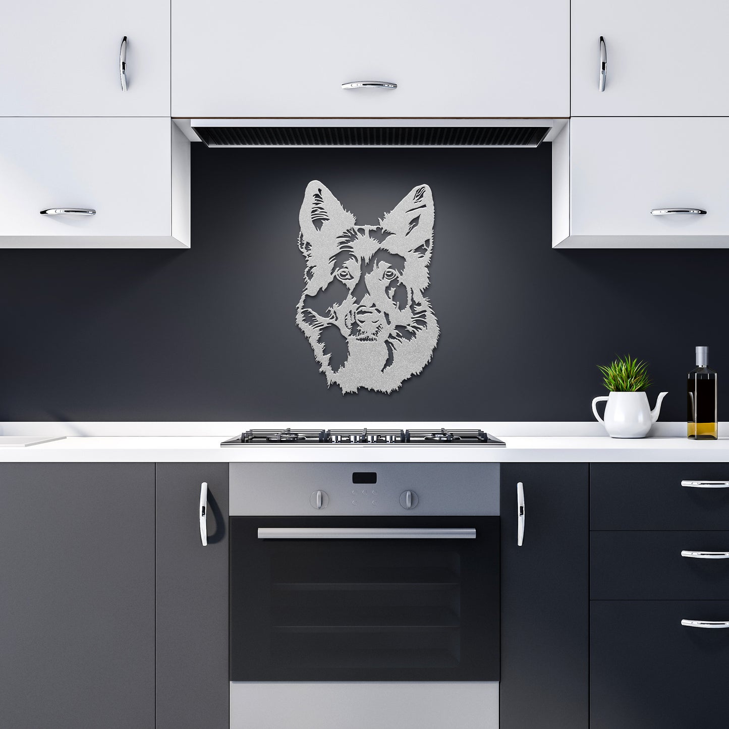 German Shepherd Metal Sign