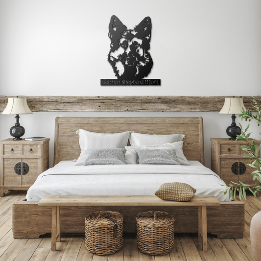 German Shepherd Metal Sign
