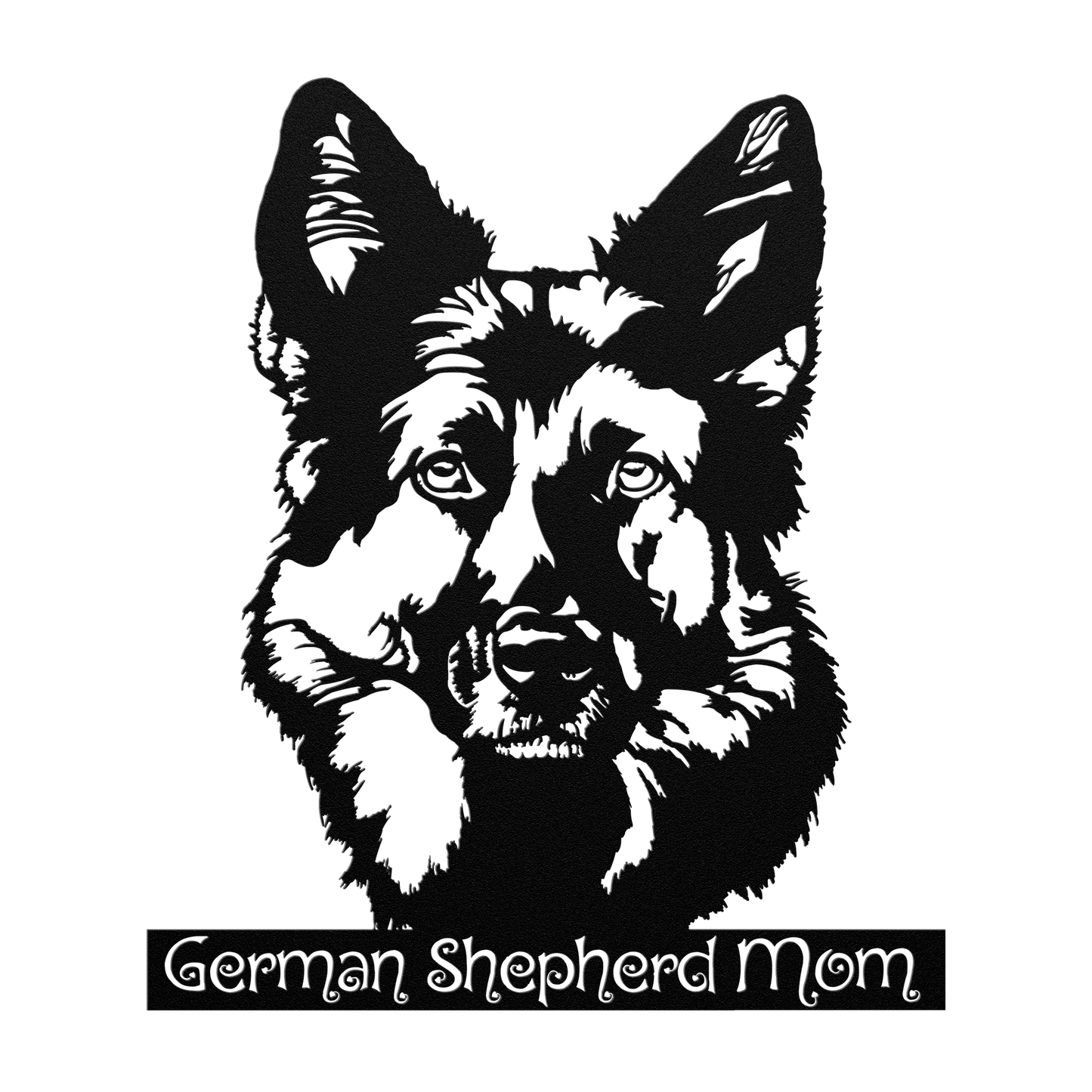 German Shepherd Metal Sign