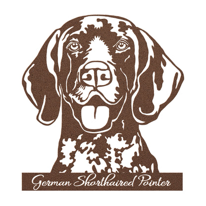 German Shorthaired Pointer Metal Sign