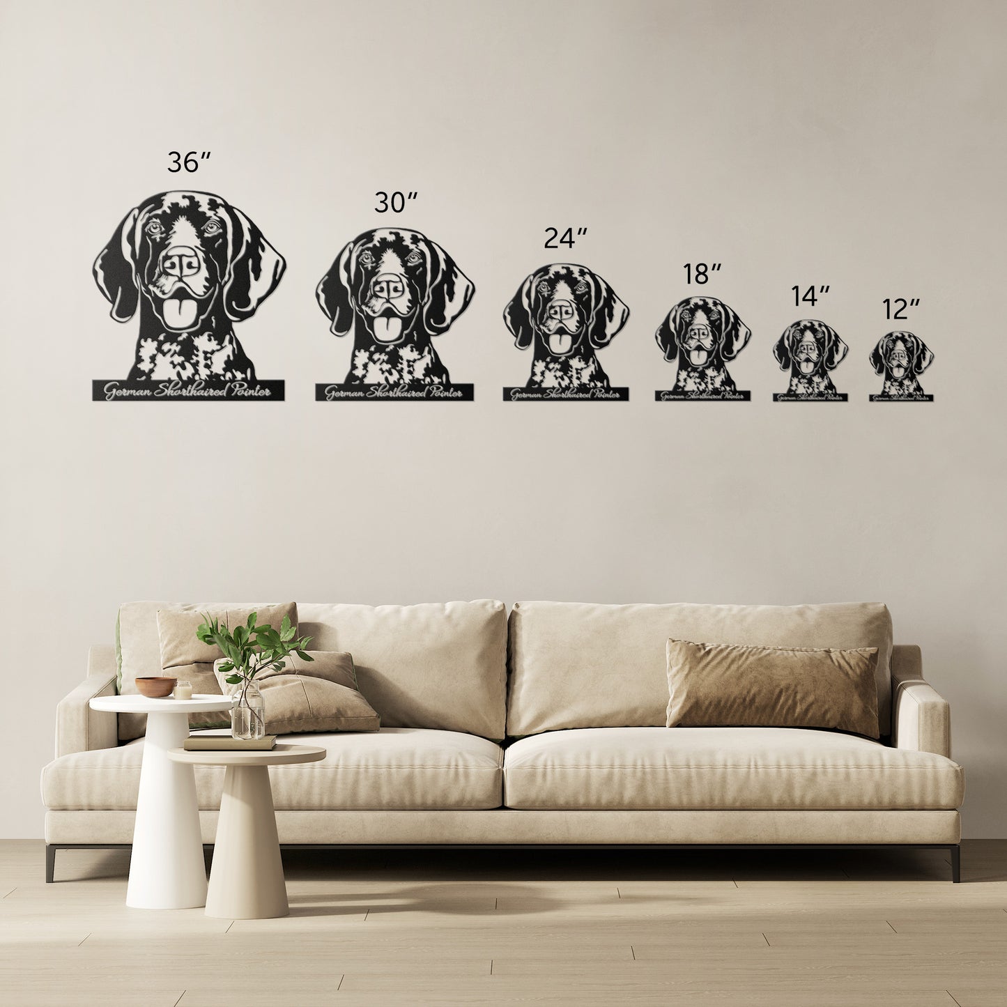 German Shorthaired Pointer Metal Sign