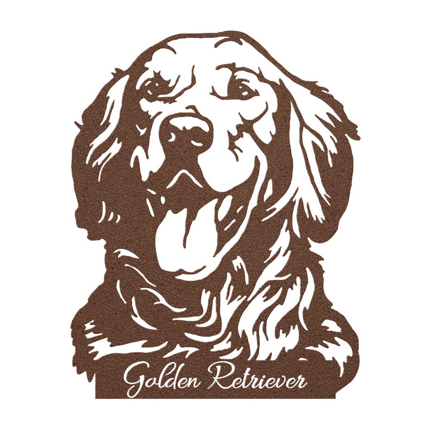 Golden Retriever Metal Sign
