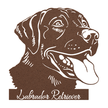 Labrador Retreiver Metal Sign