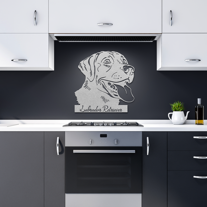 Labrador Retreiver Metal Sign
