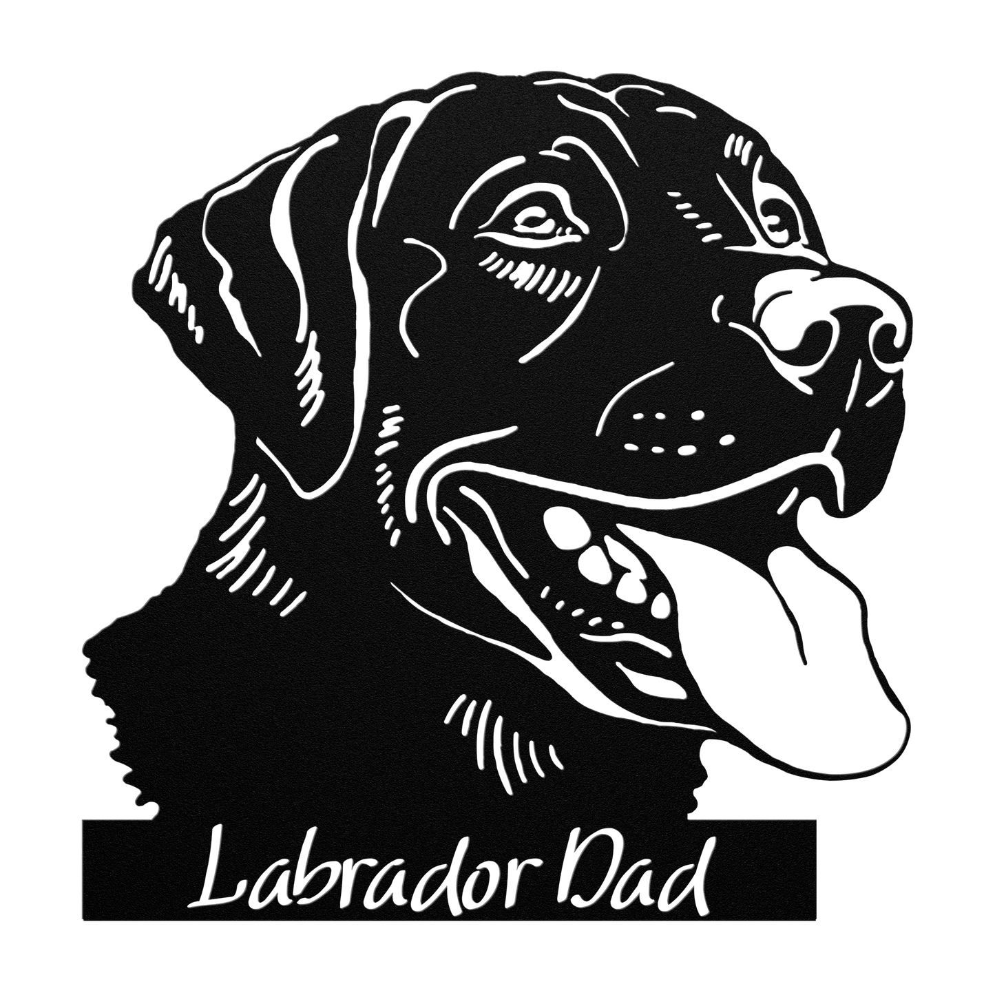 Labrador Retreiver Metal Sign