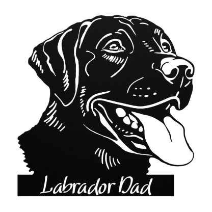 Labrador Retreiver Metal Sign