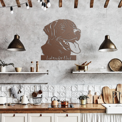 Labrador Retreiver Metal Sign