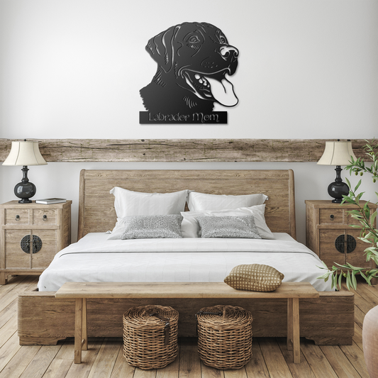 Labrador Retreiver Metal Sign