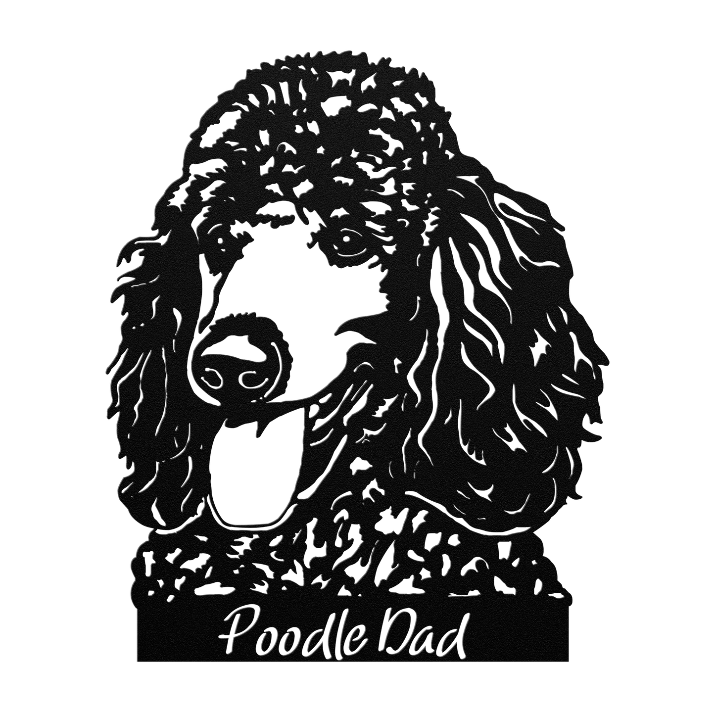 Standard Poodle Metal Sign