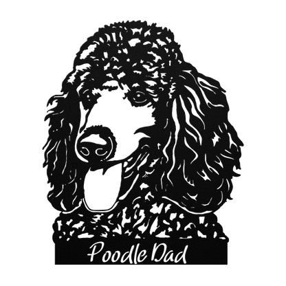 Standard Poodle Metal Sign