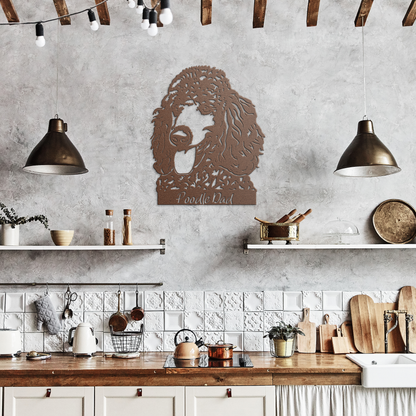 Standard Poodle Metal Sign