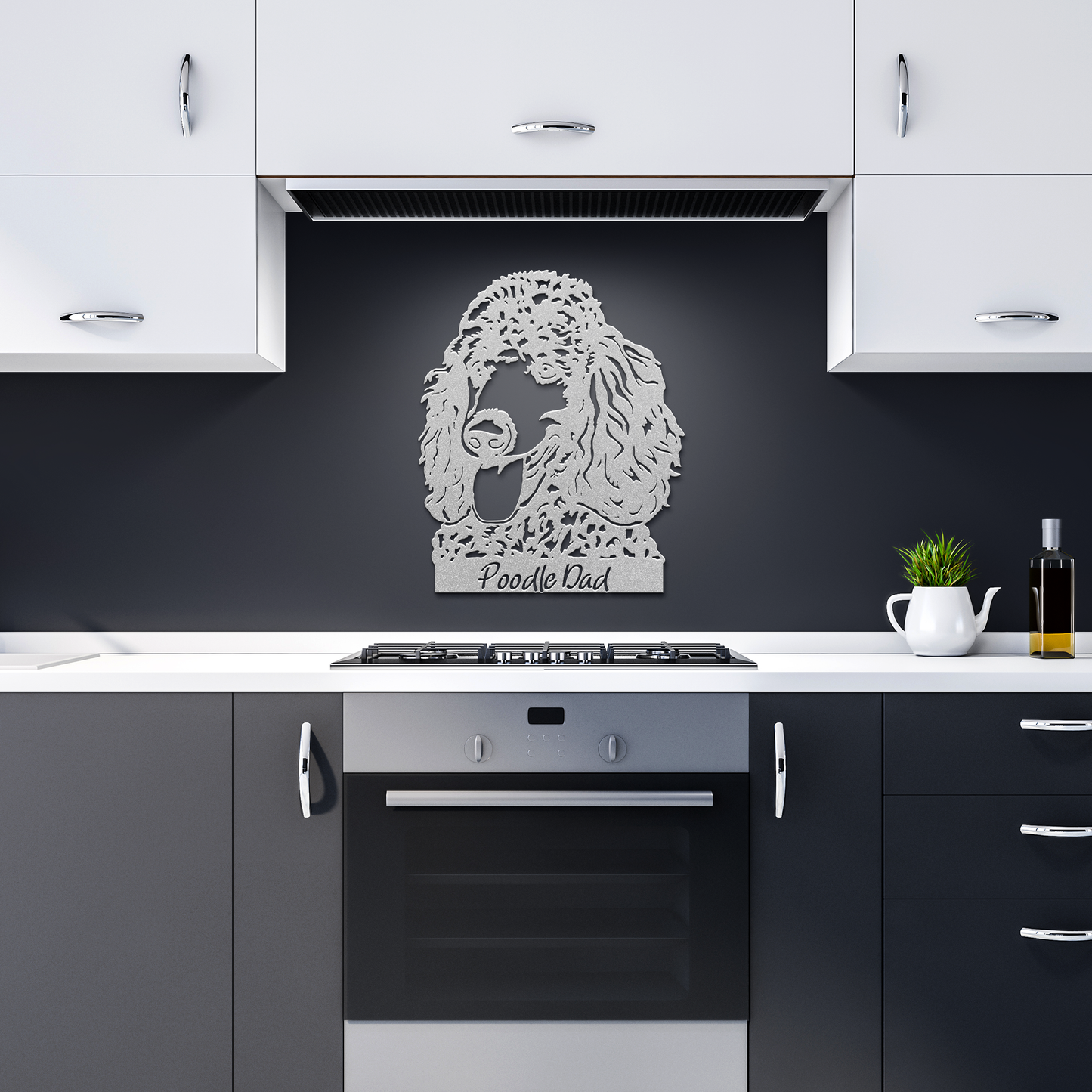 Standard Poodle Metal Sign