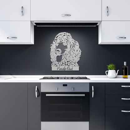 Standard Poodle Metal Sign