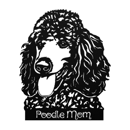 Standard Poodle Metal Sign
