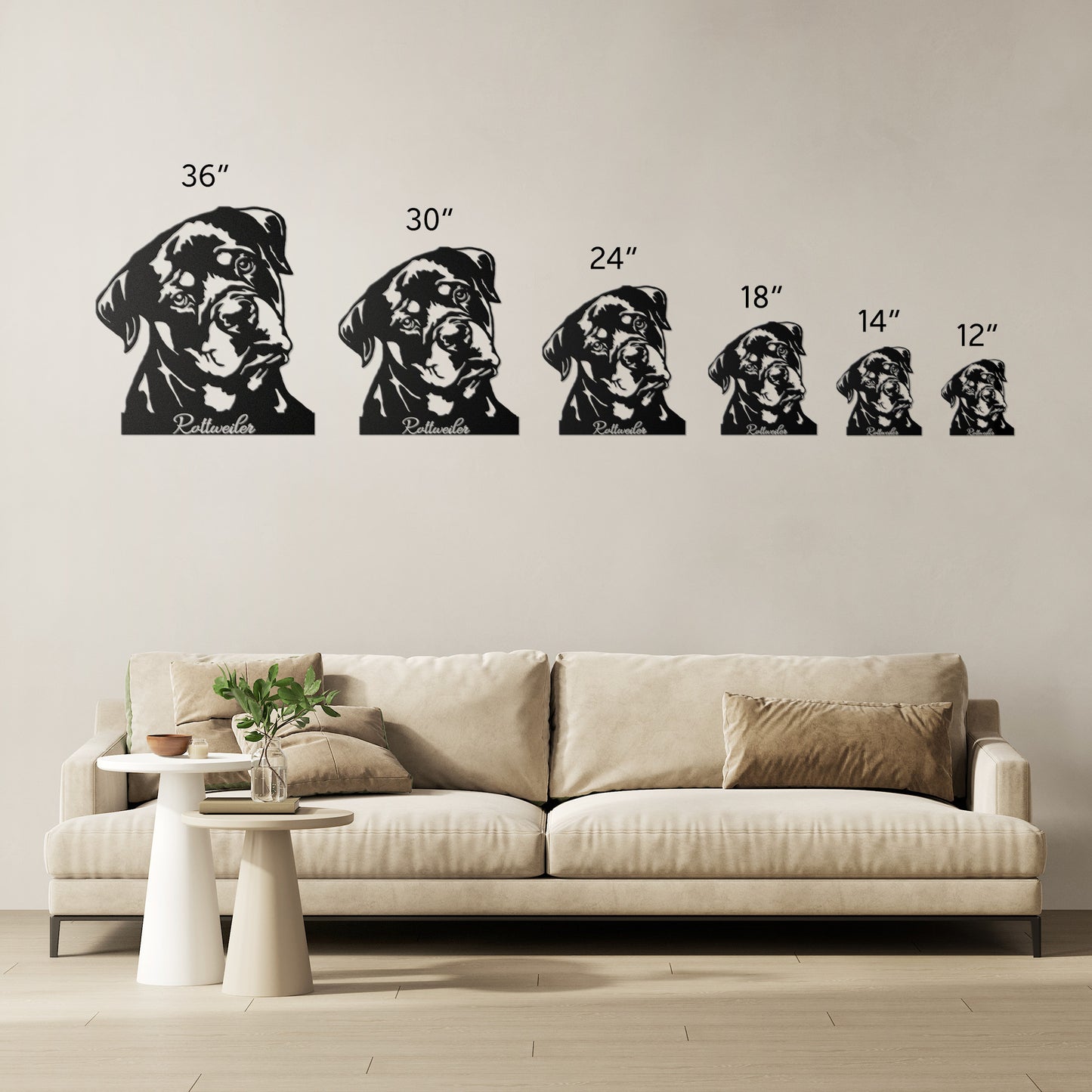 Rottweiler Metal Sign