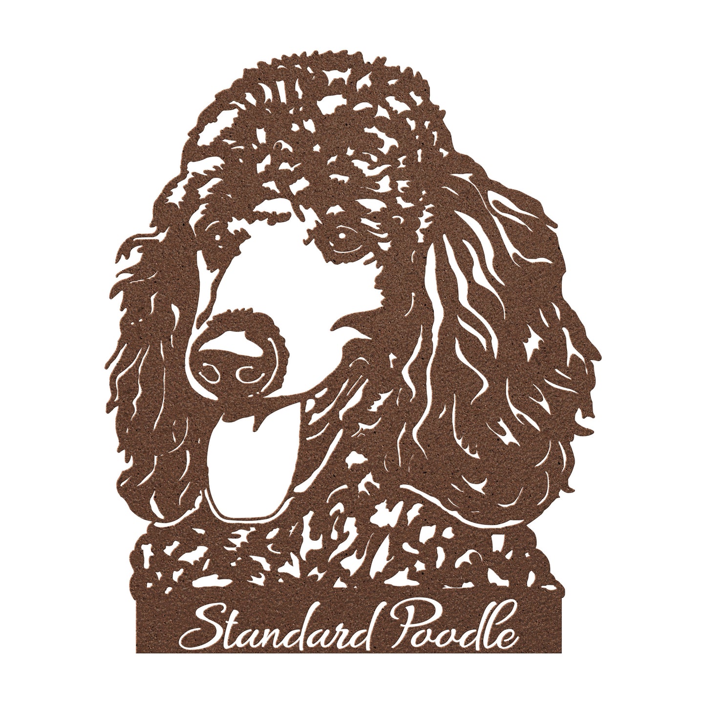 Standard Poodle Metal Sign