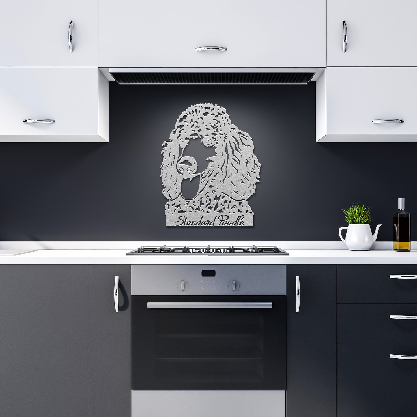 Standard Poodle Metal Sign